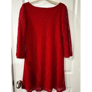 Red Lace Dress Prom Cocktail Wedding Graduation Size 4